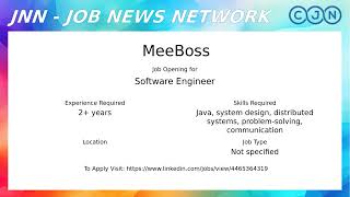 Job News Show 30 | Top 10 Computer Science Jobs | 2026-09-10 screenshot 4