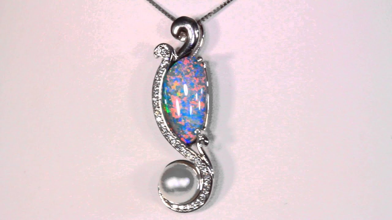 opal pearl pendant 4wop 1041 2