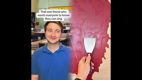 That one friend who wants everyone to know they can sing #greenscreen #pov #school #nostalgia #fypシ