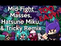 Rhythm game veteran vs. Mid-Fight Masses, Miku, & BeatStreets Tricky (Friday Night Funkin Mods)