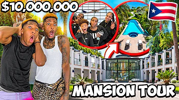 We FINALLY Made It To PUERTO RICO✈️ & WE'RE STAYING IN A $10,000,000 AIRBNB...😱🤑 (HOUSE TOUR)