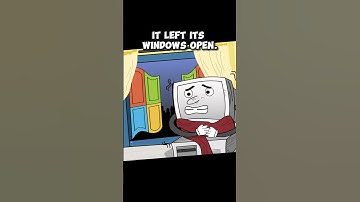 Why was the computer cold? 😅 #funny #comedy #quirky #dadjokes #fun #laugh #viral #yeahmadtv