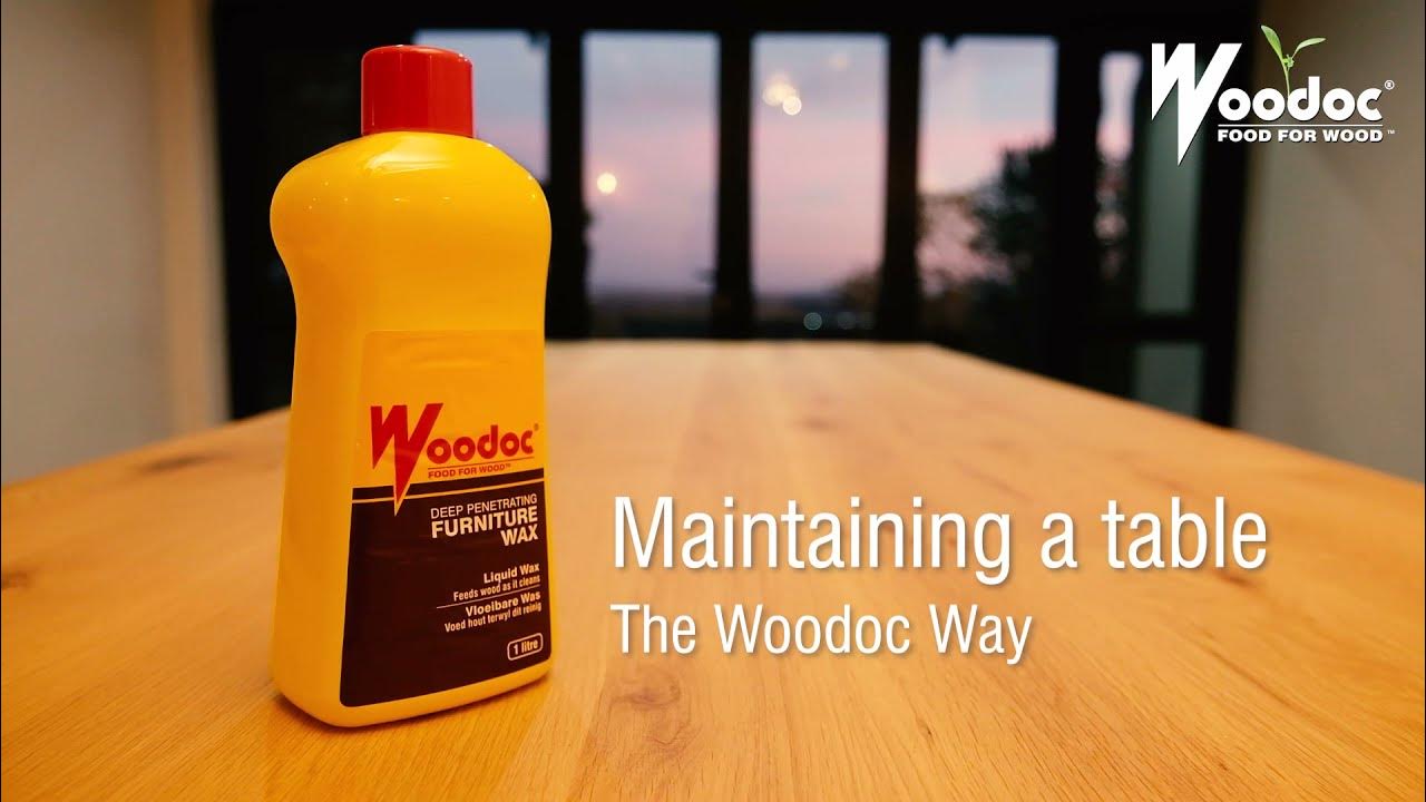 Table Maintained With Woodoc Deep Furniture Wax YouTube