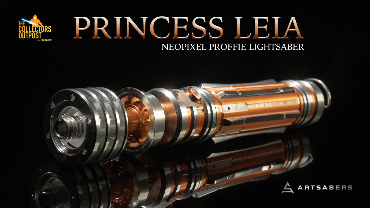 Leia Lightsaber from Artsabers. YouTube