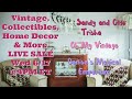 Exclusive Live Sale Incredible Deals on Unique Vintage Home Décor |  Jun 17 @4pm et (1pm pt)