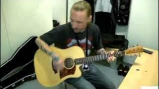 NICKE BORG 'Bad Luck' acoustic backstage @ Melodifestivalen 2011