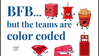 BFB but the Teams are Color Coded