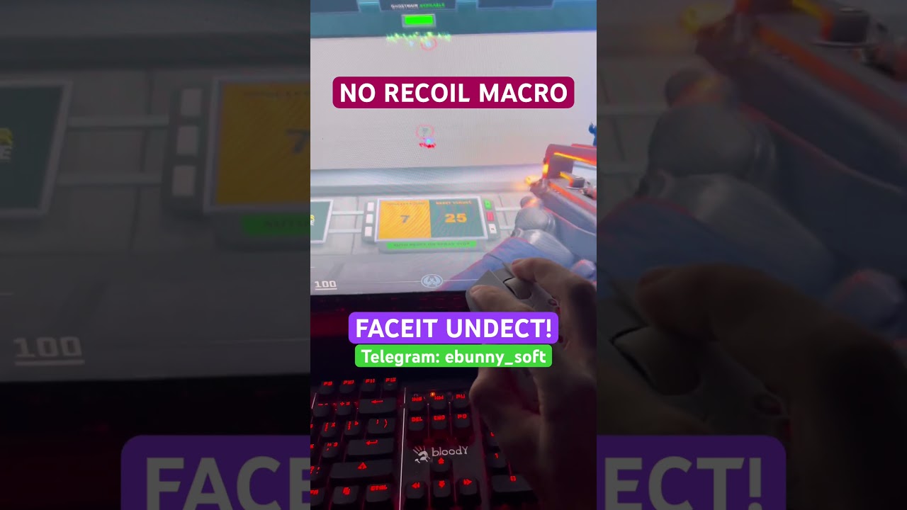 FACEIT CS2 UNDETECT NO RECOIL MACRO FOR ANY MOUSE AND SENS 2025 