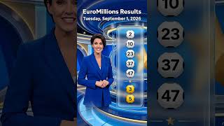 🔵 EuroMillions Winning Numbers & Lottery Results – Tuesday, September 1, 2026