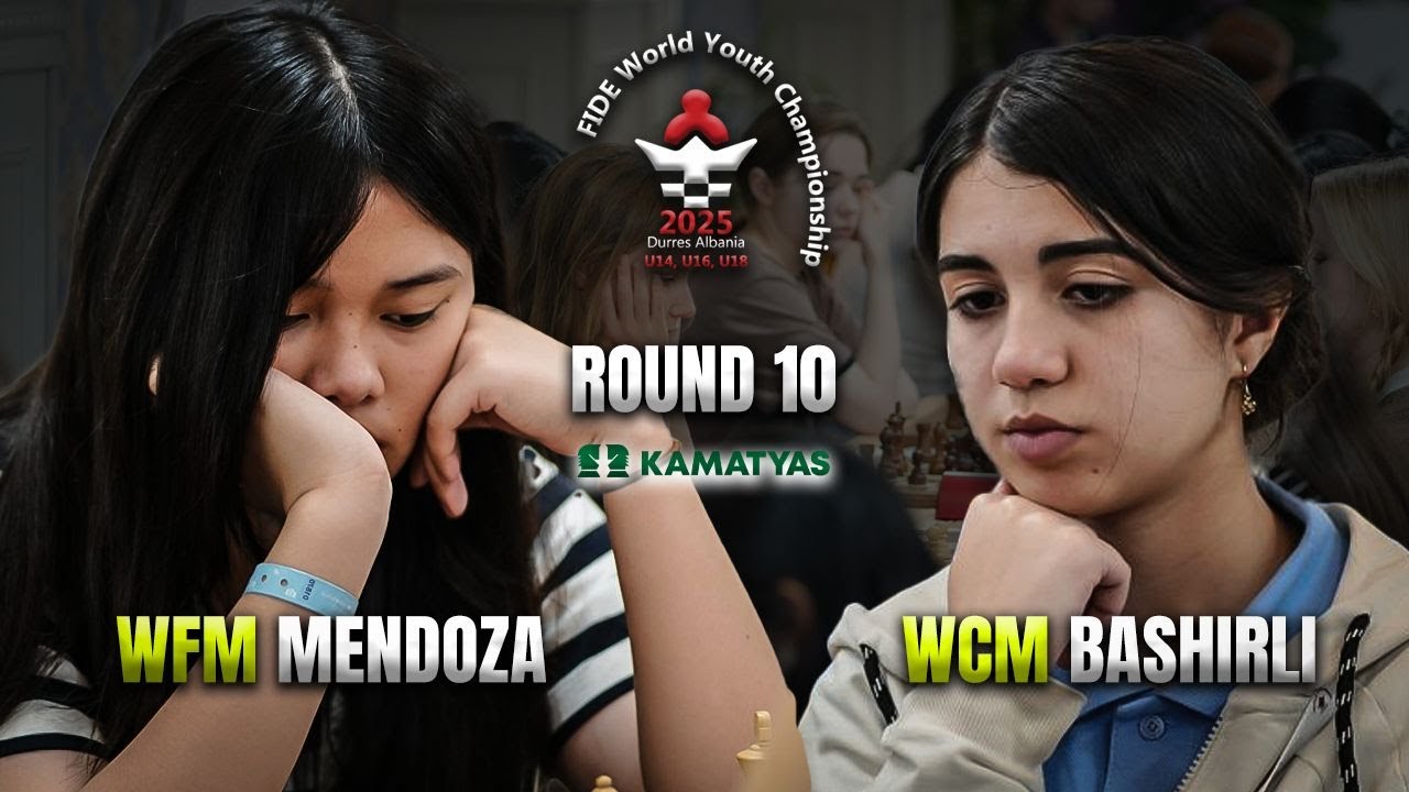 Sobrang Intense Ang Naging Laban!! WFM Mendoza vs. WFM Bashirli | FIDE World Youth Chess Ch 2025