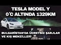 Tesla Model Y Kış Yolculuğu I Soğuk Hava Menzile Ne Kadar Etki Etti?