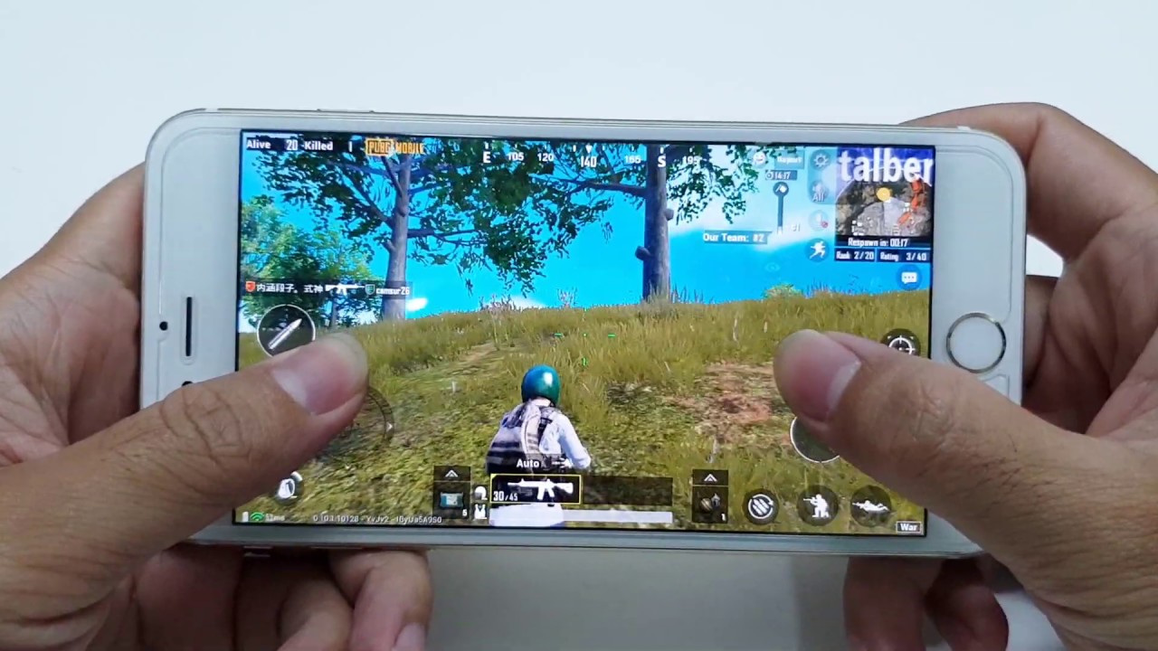 Test Game Pubg Mobile On Iphone 6 Plus Youtube