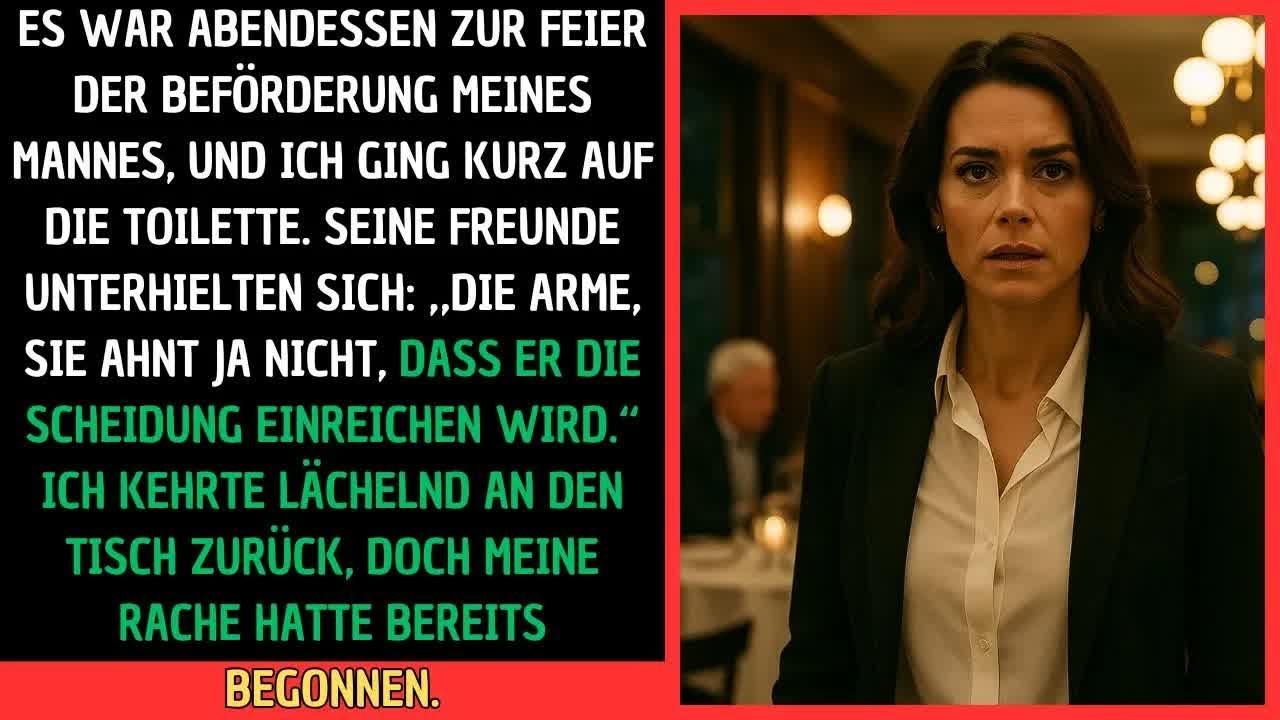 In der Restauranttoilette hörte ich, wie die Freunde meines Mannes über mich redeten