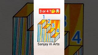 How many stairs #shorts #trending #youtubeshorts #3d #drawing