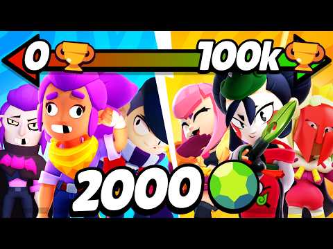 0 to 100K TROPHIES FIGHT for 2,000 Gems