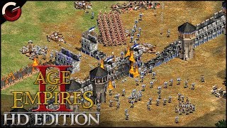 MASSIVE AoE2 SIEGE! 1vs1 Multiplayer Online Battle | Age of Empires II HD Gameplay screenshot 3