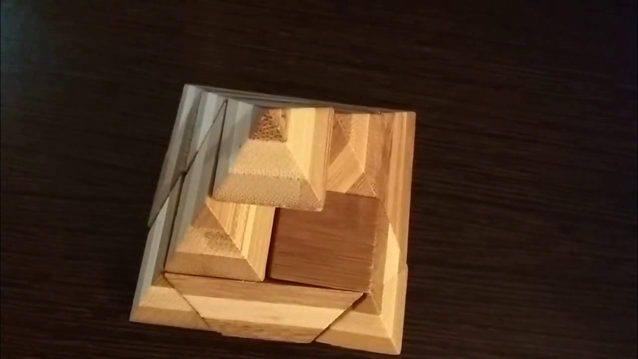 puzzle pirámide madera -