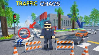 TRAFFIC POLICE CHALLENGE 🚓CONTROLLING THE BUSIEST CITY TRAFFIC | SCHOOL PARTY CRAFT screenshot 1