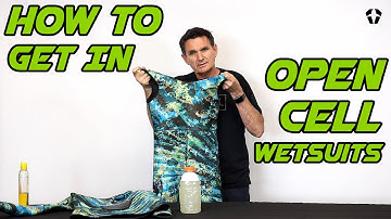 How to Get in an Open Cell Wetsuit Suit