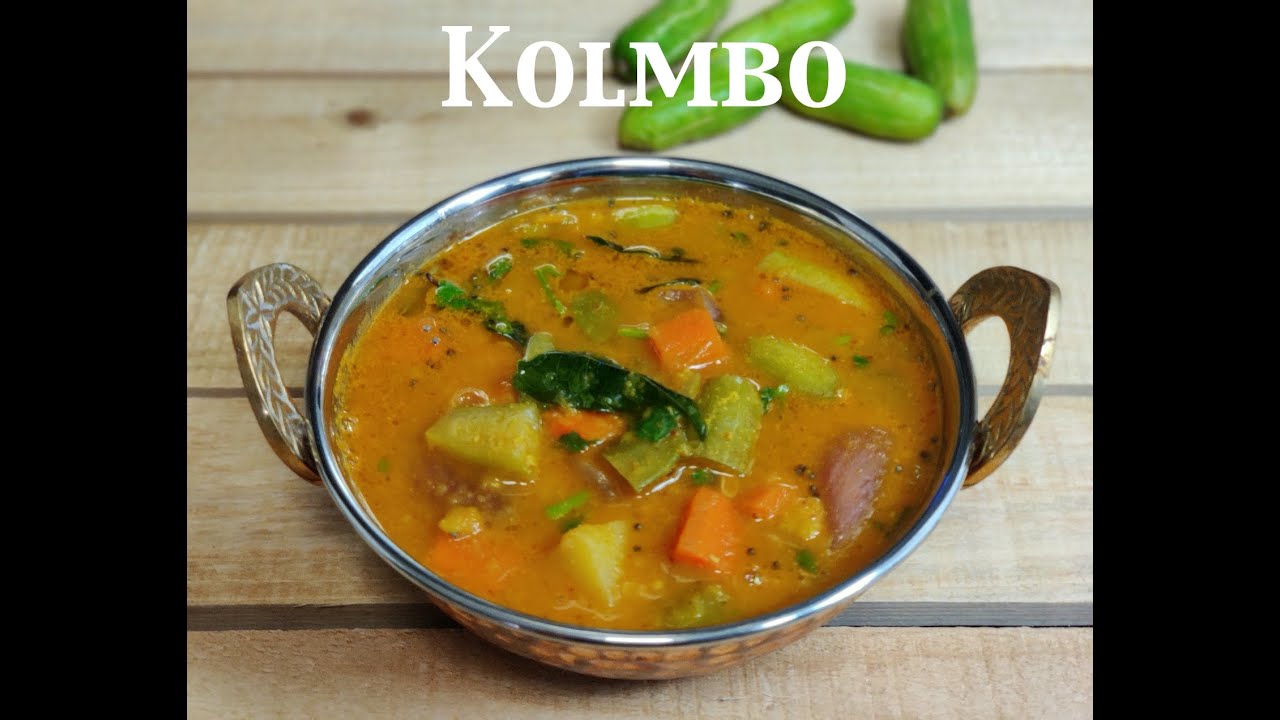 Kolmbo (Mixed Vegetable Konkani Sambar) Konkani Recipes YouTube