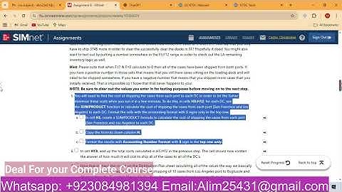 Assignment 9 : COURSE NAME CGS 2518 | 2025 Fall Armstrong : Optimized Distribution Plan and Shortage