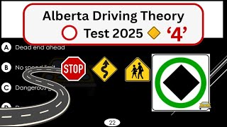 2025 Alberta Driving Test Practice | AB theory test 4