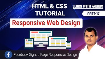 HTML and CSS Bangla Tutorial #17 | Responsive Web Design from Row Code