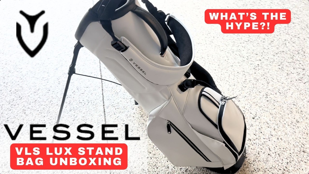 Vessel Golf Bag Review | VLS Lux Stand Carry Bag Try On - YouTube