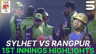 1St Innings Highlights Sylhet Ans Vs Rangpur Riders Match 23 Bpl 2025-26 M3Z1K