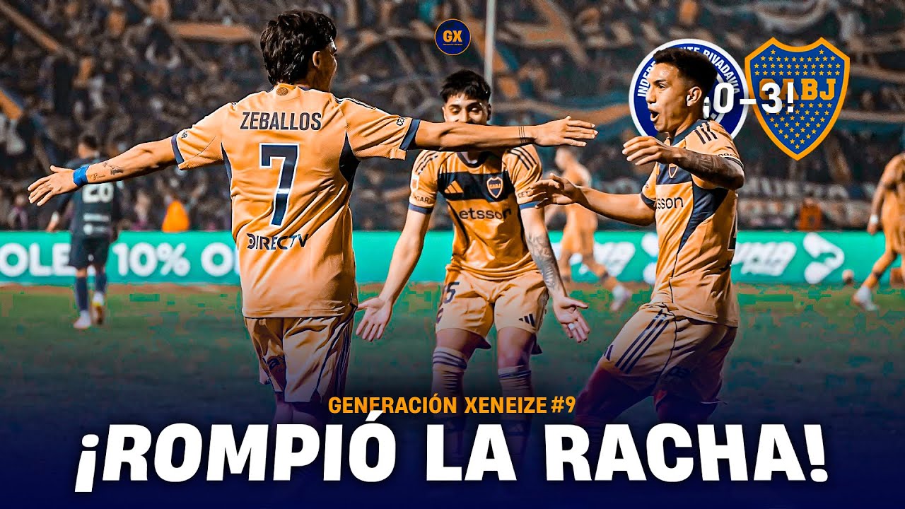 🔥¡GANÓ BOCA! EL XENEIZE ROMPIÓ LA PEOR RACHA DE SU HISTORIA VS. IND ...