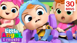Yes, Yes, Wear your Seatbelt | Little Angel And Friends Fun Educational Songs