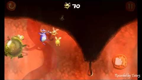 Rayman Fiesta Run Level 27 Acidy Reflux Walkthrough PERFECT 100%