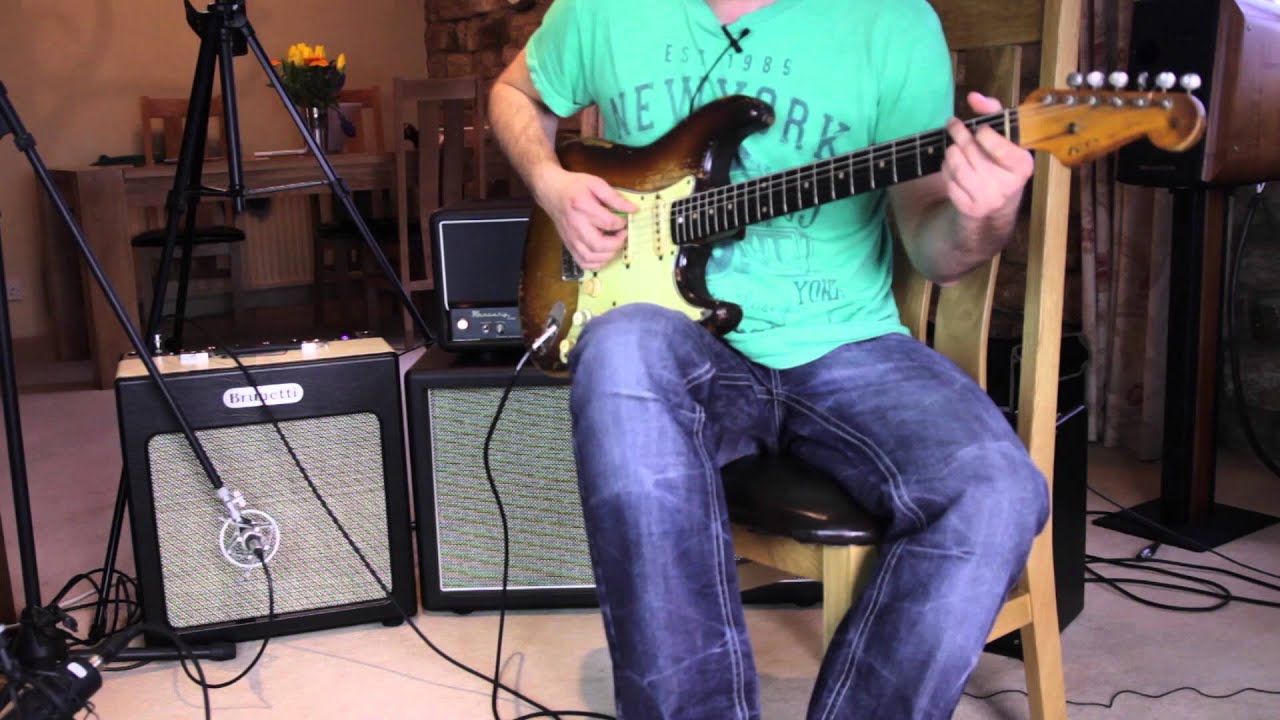 Tom Quayle plays an original 1959 Strat through a Brunetti Singleman 16W valve combo!