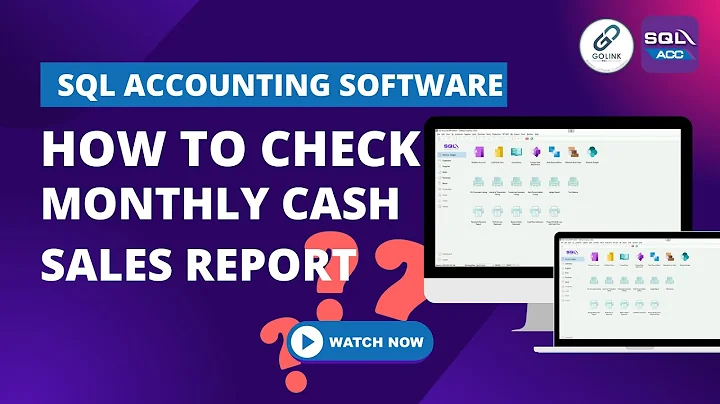 How to Check Monthly Cash Sales Report in SQL Accounting Software