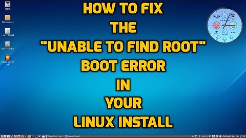 How to Fix the "Unable to Find Root" Boot Error in Your Linux Install