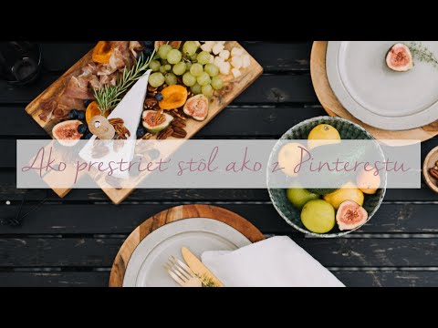 Video: Ako Prestrieť Stôl