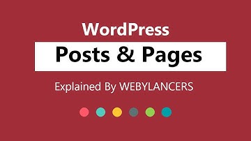 WordPress Posts & Pages | Difference between WordPress Posts & Pages | WordPress Tutorials