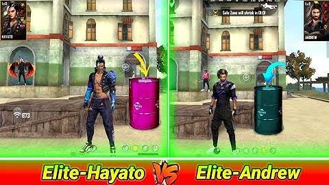 ELITE HAYATO VS ELITE ANDREW FULL ABILITY TEST FREE FIRE| SAMSUNG,A3,A5,A6,A7,A8,J2,J4,J6,J7,