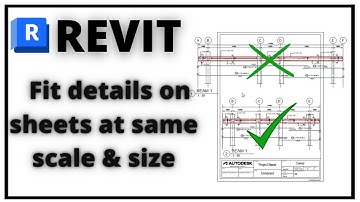 HOW TO FIT REVIT VIEWS ON SHEETS - VIEWS BIGGER THAN THE SHEET SOLVED.