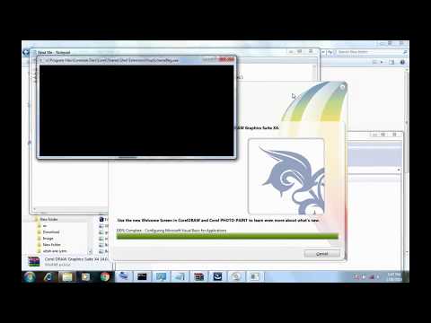 cara instal coreldraw x4 dan link downloadnya ( how to install coreldraw x4 and download links )