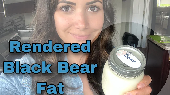 how to - Render Black Bear Fat - eating nose to ta...