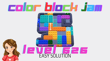 Color Block Jam Level 626 Easy Solution Walkthrough