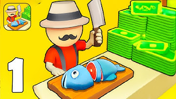 Seafood Factory Inc - Part 1 Create Seafood Fish Factory - Gameplay Walkthrough(iOS, Android)