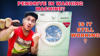 What  Will Happen If Your Pendrive Gets Washed Off in Washing Machine ? | Pendrive Vs Water |