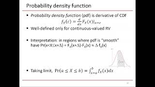 Random variables (ECE 592 Module 4)