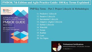PMP7 Key Terms Explained– Part 2: Project Lifecycle & Methodologies