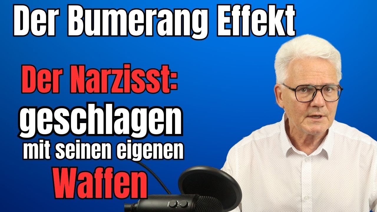 Der Bumerang Effekt: So schlägst du den Narzissten mit seinen eigenen Waffen.