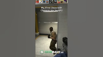 My First Zeus kill in CS2! (Ignore my laugh)
