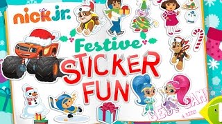New  Nick Jr Festive Sticker Fun  Best Nickelodeon Game 4 Kids