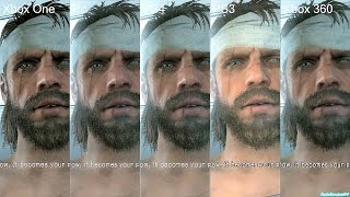 Metal Gear Solid 5 The Phantom Pain Pc Vs PS4 Vs Xbox One Vs PS3 Vs Xbox 360 Graphics Comparison